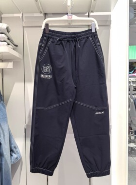 Skechers斯凯奇儿童26春季新款男童时尚百搭运动休闲长裤L126B006