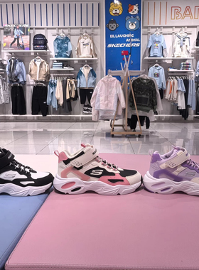 Skechers斯凯奇24冬新款儿童百搭加绒舒适运动鞋319250L/405266L