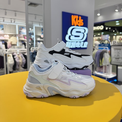 SKECHERS斯凯奇26年夏新男女童老爹鞋时尚运动舒适透气鞋319097L
