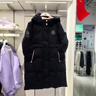 Skechers斯凯奇儿童25冬季新款女童中长款羽绒服保暖外套P425G016