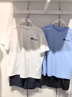 Skechers斯凯奇男童装26夏新款运动休闲舒适上衣裤子套装P226B017
