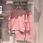 斯凯奇儿童2026春季 L425G064 百搭运动休闲卫衣套装 新款 女童时尚