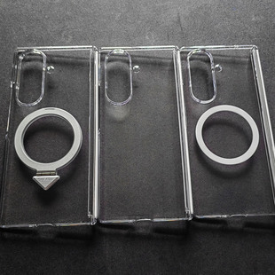 适用于三星Galaxy Z Fold7手机壳原装原厂同款中轴磁吸支架保护壳zfold7超薄透明硬壳简约全包边防摔纯色外壳