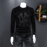 3590冬季新款潮男个性提花加厚羊绒毛衣P135，男装针织衫/毛衣，钱塘2010-1
