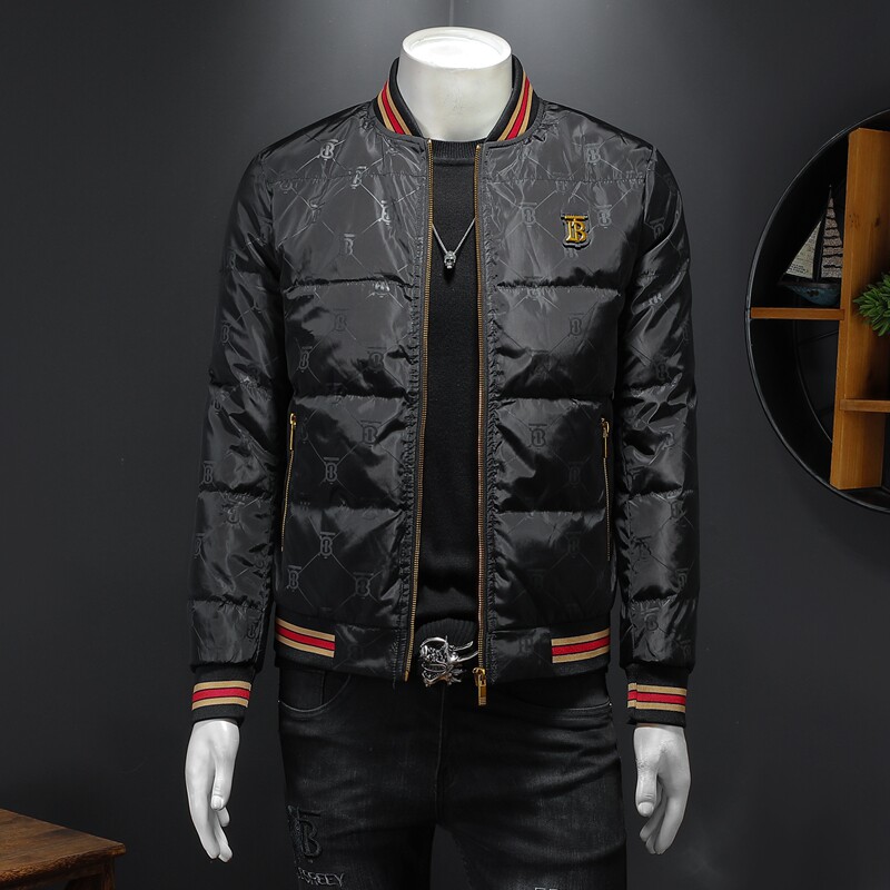 7392 冬季新款羽绒服男白鸭绒棒球领休闲保暖外套 P310 控价428起图片