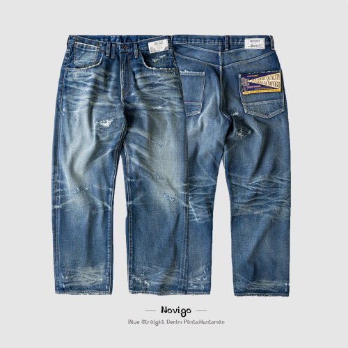 狩猎者!NOVIGO元年细节 直筒扭骨 CLEANFIT版型 匠级绳染短纱面料