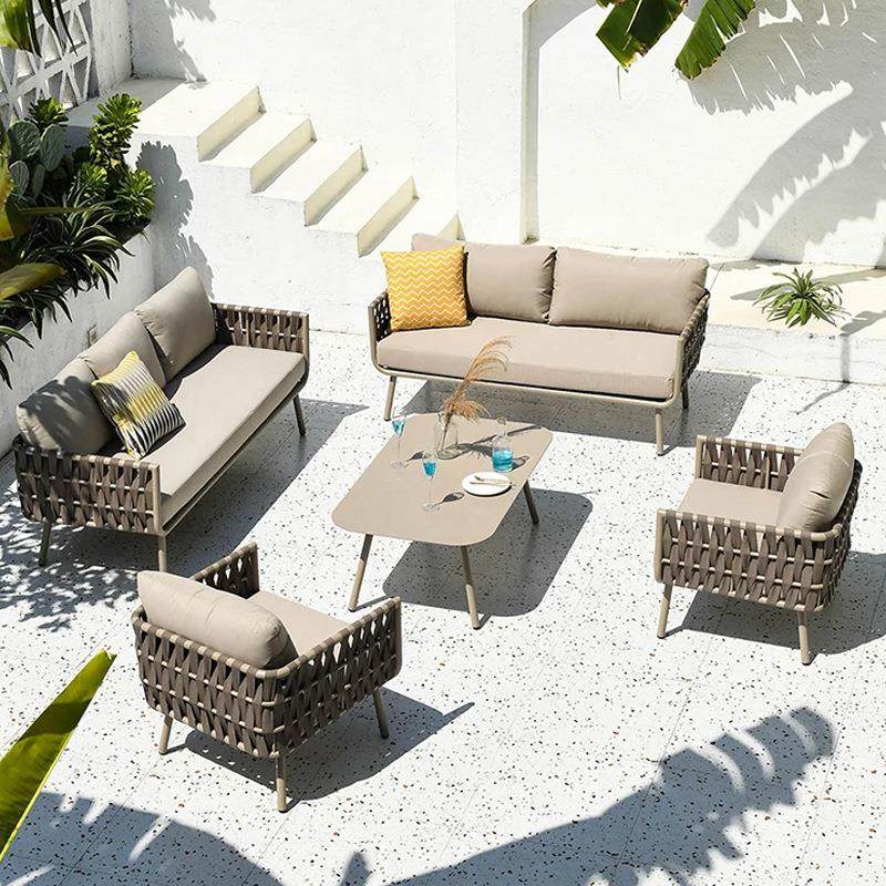 外24柚木编沙发阳台花园防水室外沙发组合师设计铝合藤户金沙发藤,住宅家具,户外沙发,淘宝优惠券,粉丝福利购,淘宝优惠卷