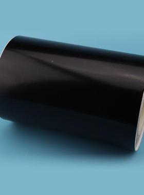 供应户外广告用黑色PC不干胶优质PSDA干VCV不胶黑色不干胶