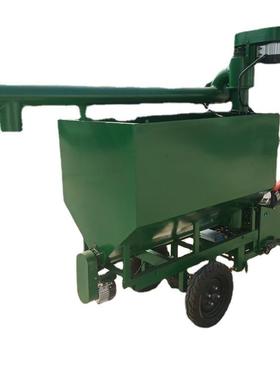 羊场颗粒料动喂车饲料料上料机BYL 猪场喂料自车养设殖备