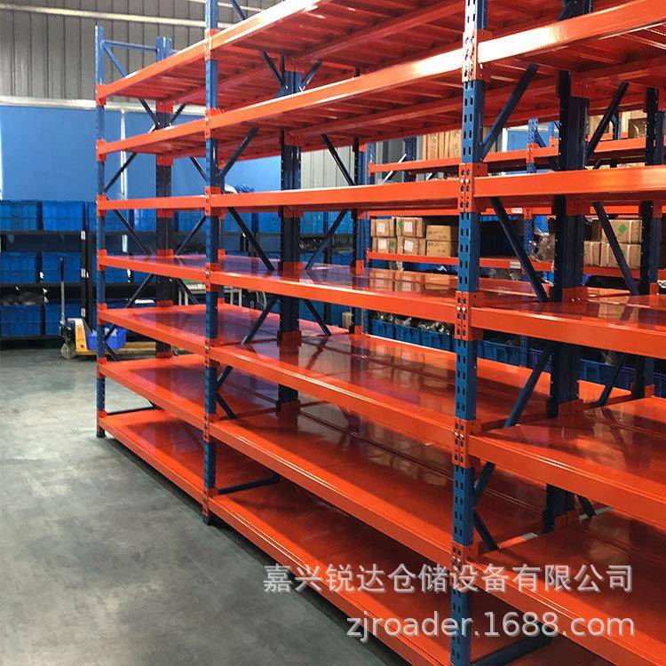 定 钢制制储存货架中型型货架 工仓库厂货重架置物架展示架子