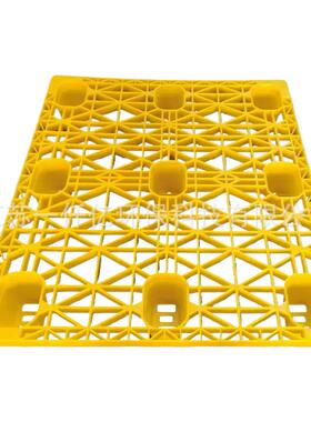 网格九脚托四盘防潮UTO垫仓板加厚塑料轻卡板进面物型流托盘