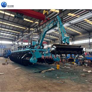 栖螺挖泥船 近海2互花草刈割两机械 滩涂浅海淤泥治旋理螺米旋车