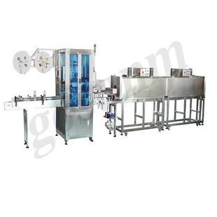 高速全自套标机矿泉水蒸汽动热标收缩套标瓶装 电热收缩机套水设备