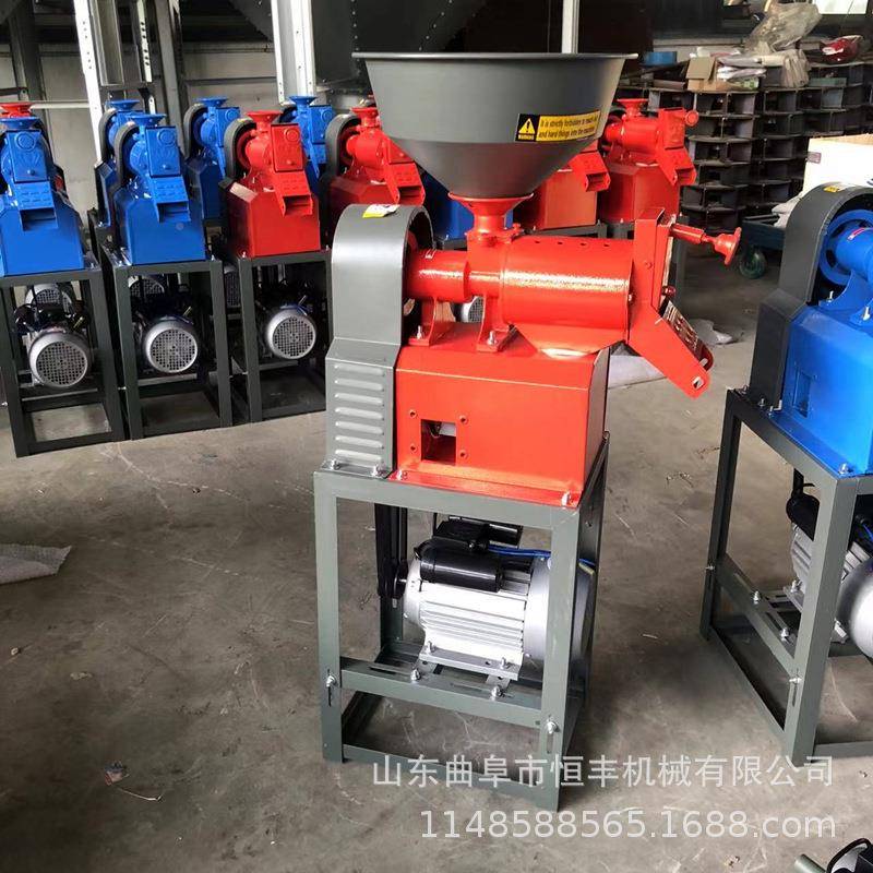 碾米机小型家KFV用稻谷打米磨机米玉脱机小麦皮浆粉碎水稻剥壳机