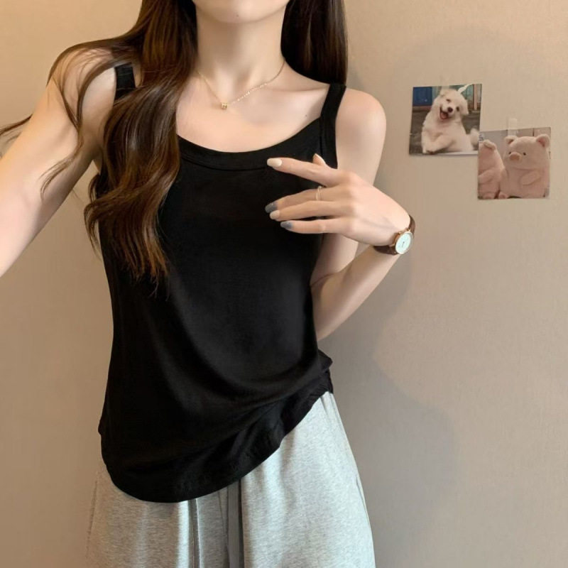 大码胖MM黑色吊带背心女显瘦春夏季内搭无袖打底衫外穿通勤百搭,女装/女士精品,抹胸,淘宝优惠券,粉丝福利购,淘宝优惠卷