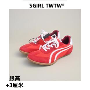 休闲运动阿甘鞋 SGIRL 透气平底赛车鞋 女2026轻软户外德训鞋 足球鞋