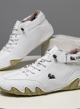 Velvet Martin boots, large size octopus high top men's shoes