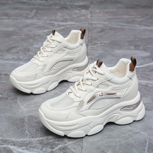 Dad's shoes, women mesh running shoes老爹鞋女网鞋小白跑步鞋