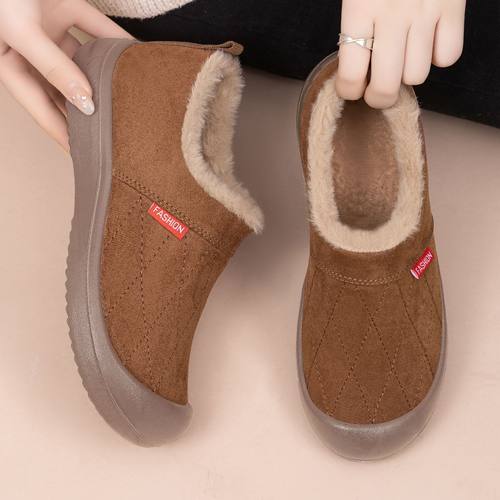 Women's shoes with plush short boots and fur shoes女毛毛鞋