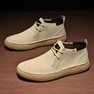 Men's frosted suede board shoes Martin boots leather shoes