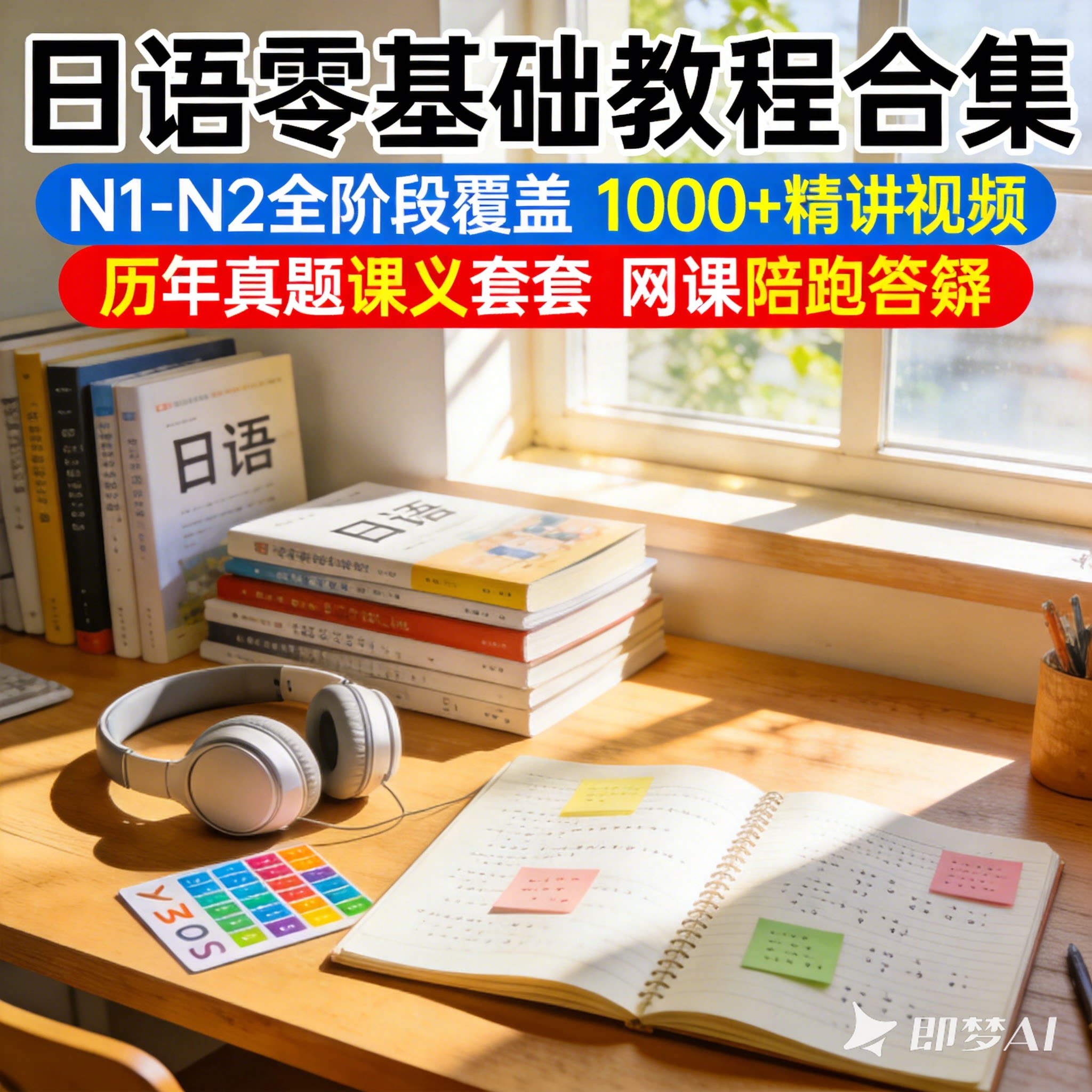 2026新版标准日语视频零基础刻录盘个性化服务