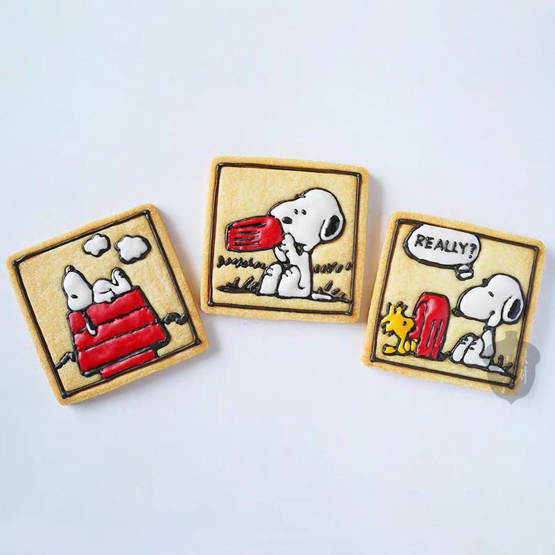 日本正品COTTA联名款卡通史努比饼干模具 snoopy小狗手压式曲奇模