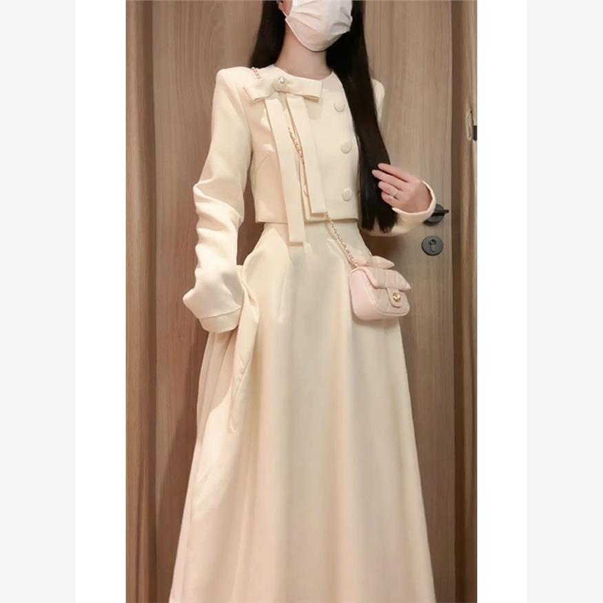 法式温柔风甜美小香风套