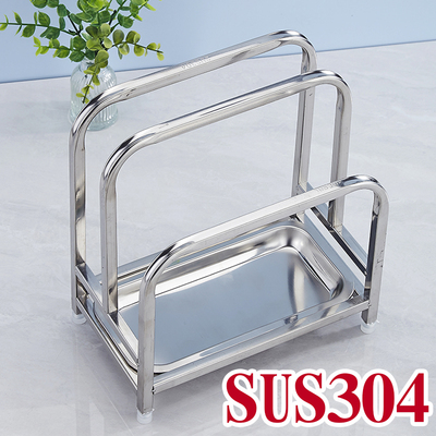 砧板架304不锈钢特厚刀架新款厨房锅盖砧板刀具二合一切菜板收纳