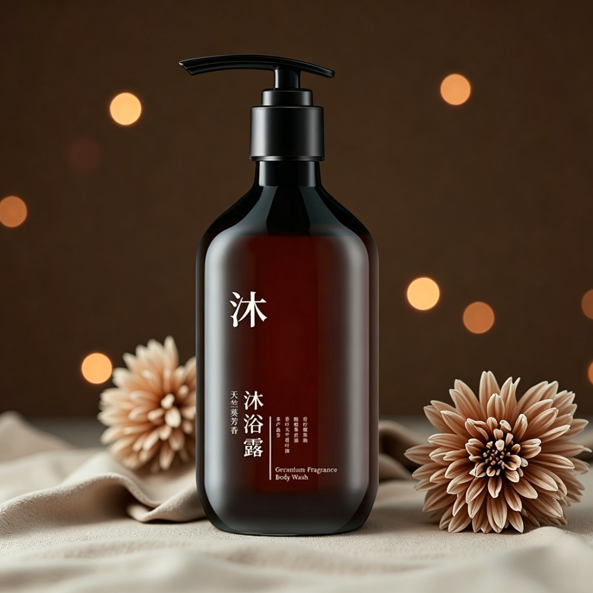 全季酒店同款质心天竺葵芳香沐浴露家用男女士洗澡沐浴液淡雅清香