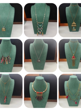 2D时尚流行饰品复古夸张潮流百搭女神小姐姐酷风项链毛衣链