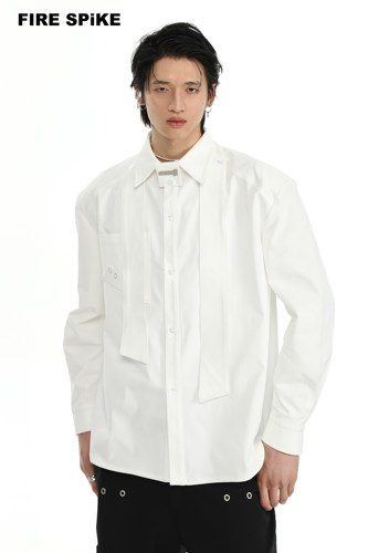 垫肩解构廓形男子FIRESPIKE翻领