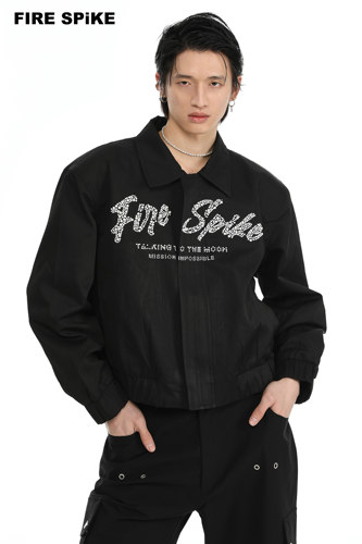 原创气质垫肩夹克外套FIRESPIKE