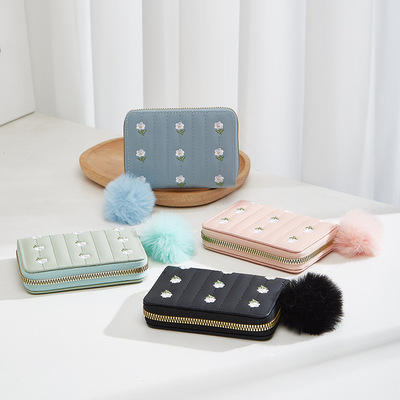 迷你小钱包2024新款广州包包绣花零钱包直播福利mini purses