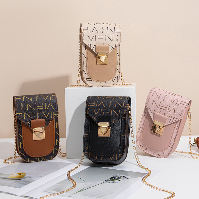 新款印花女包休闲小方包单肩斜挎包时尚锁扣手机包简约小包包撞色,箱包皮具/热销女包/男包,通用款女包,淘宝优惠券,粉丝福利购,淘宝优惠卷