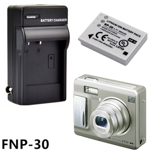 适用于富士finepix F440 finepix F450 数码相机NP-30电池+充电器