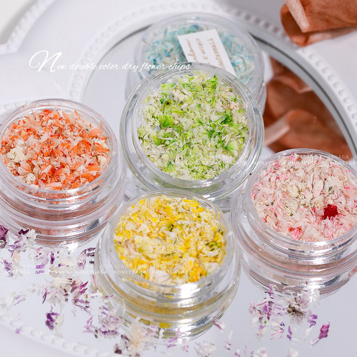 新款双色干花碎花饰品