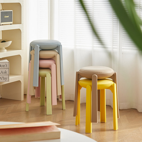 月墨加厚结实软包凳子