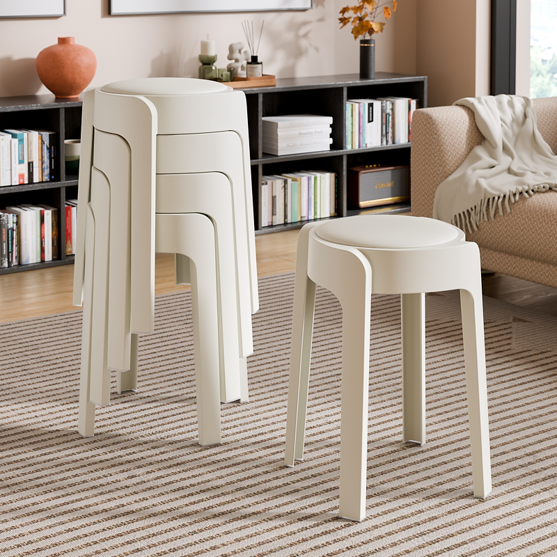 塑料凳子家用结实耐用特厚可叠放