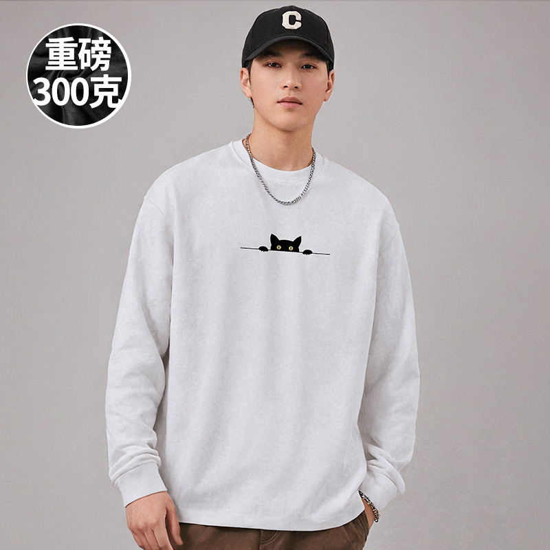 潮流大码宽松休闲长袖