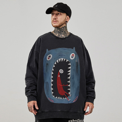 潮流大码宽松休闲卫衣