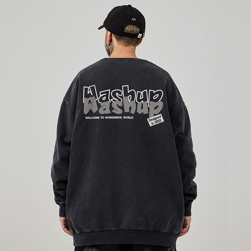 潮流大码宽松休闲卫衣