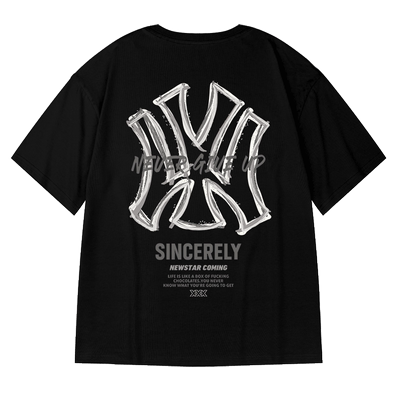 五分袖潮流大码休闲宽松