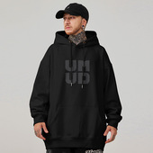 重磅胖子男宽松卫衣纯棉加绒春秋冬款 2026青少年大码 连帽美式 外套