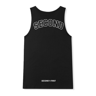 纯棉男生背心外穿坎肩篮球健身字母大码男装运动潮流无袖t恤夏季