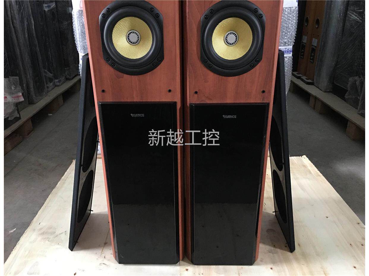 议价二手原装进口丹麦皇冠v5y发烧侧面8寸落地音箱家用hifi音响实