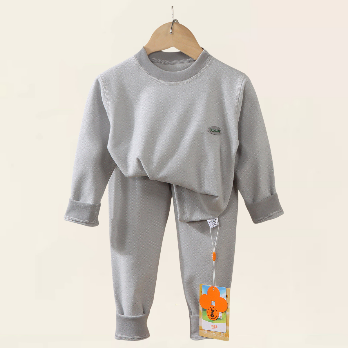 【2折专区】折扣店撤柜|亲子装中大童秋冬款保暖内衣套装德绒秋衣