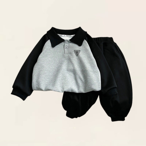 2折专区折扣店品牌撤柜秋冬新品中大童加绒运动服保暖卫衣裤套装