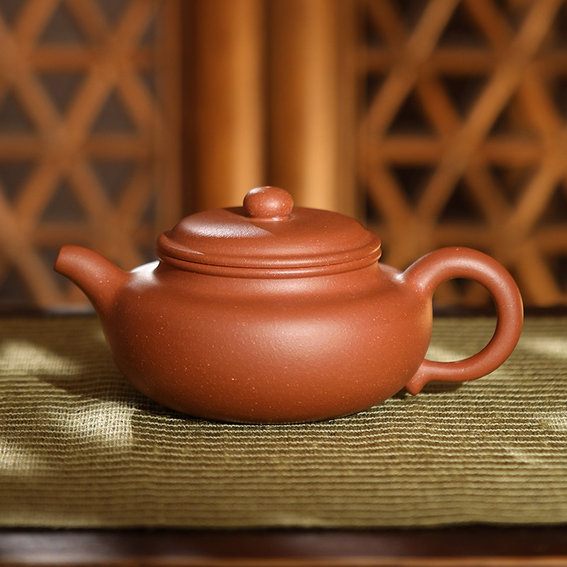 观复博物馆宜兴紫砂壶手工大容量家用功夫泡茶茶具 降坡泥仿古壶