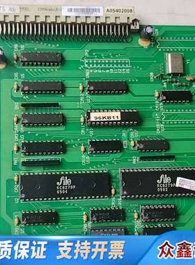 川口注塑机电路板，型号OP96KB02，2004年2月版本。