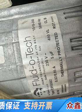 Fluid-o-Tech福力德交流水泵C015502 ，23